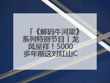 《解码牛河梁》系列特别节目丨龙凤呈祥！5000多年前这对红山CP竟这么好嗑