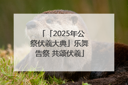 「2025年公祭伏羲大典」乐舞告祭 共颂伏羲