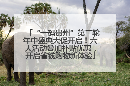 “一码贵州”第二轮年中盛典大促开启！六大活动叠加补贴优惠，开启省钱购物新体验
