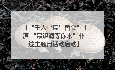 “千人‘粽’香会”上演 “最镇海等你来”非遗主题月活动启动