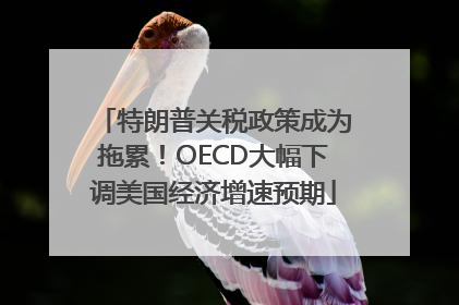 特朗普关税政策成为拖累！OECD大幅下调美国经济增速预期