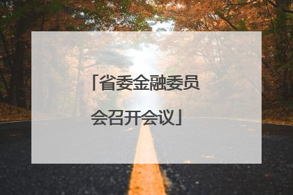 省委金融委员会召开会议