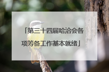 第三十四届哈洽会各项筹备工作基本就绪