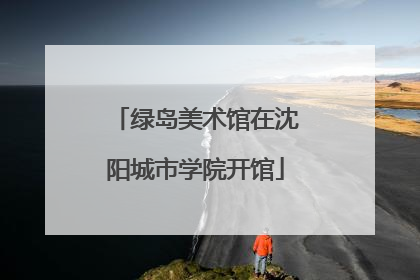 绿岛美术馆在沈阳城市学院开馆