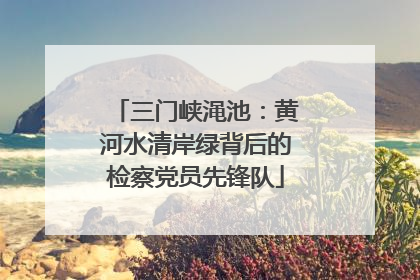 三门峡渑池：黄河水清岸绿背后的检察党员先锋队