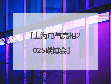 上海电气亮相2025碳博会