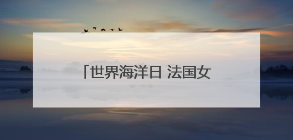 世界海洋日 法国女科学家讲述保护中华白海豚的科研奥秘