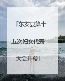 东安县第十五次妇女代表大会开幕