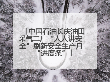 中国石油长庆油田采气二厂“人人讲安全”刷新安全生产月“进度条”