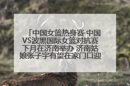 中国女篮热身赛·中国VS波黑国际女篮对抗赛下月在济南举办 济南姑娘张子宇有望在家门口迎来国家队首秀