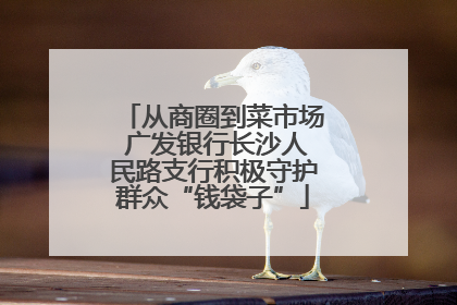 从商圈到菜市场 广发银行长沙人民路支行积极守护群众“钱袋子”