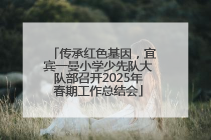 传承红色基因，宜宾一曼小学少先队大队部召开2025年春期工作总结会