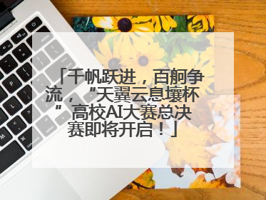 千帆跃进，百舸争流，“天翼云息壤杯”高校AI大赛总决赛即将开启！