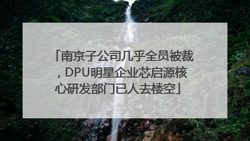 南京子公司几乎全员被裁，DPU明星企业芯启源核心研发部门已人去楼空