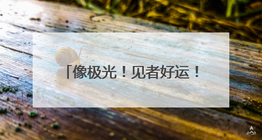 像极光！见者好运！福州天空刷屏了！