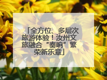 全方位、多层次旅游体验！汝州文旅融合“奏响”繁荣新乐章