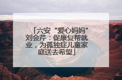 六安“爱心妈妈”刘会芹：促康复帮就业，为孤独症儿童家庭送去希望