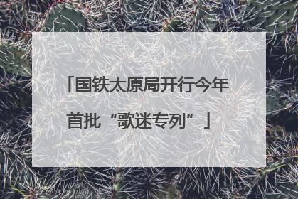 国铁太原局开行今年首批“歌迷专列”