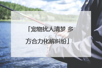 宠物扰人清梦 多方合力化解纠纷