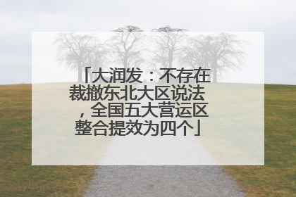 大润发：不存在裁撤东北大区说法，全国五大营运区整合提效为四个