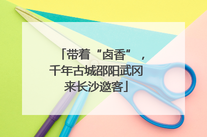带着“卤香”，千年古城邵阳武冈来长沙邀客
