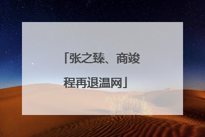 张之臻、商竣程再退温网