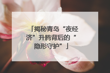 揭秘青岛“夜经济”升腾背后的“隐形守护”