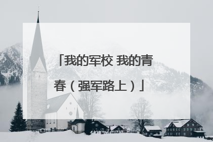 我的军校 我的青春（强军路上）