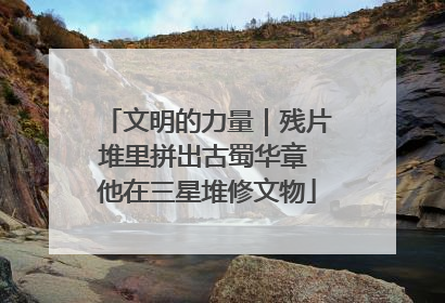 文明的力量｜残片堆里拼出古蜀华章 他在三星堆修文物