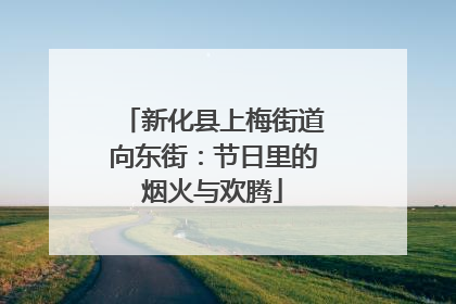 新化县上梅街道向东街：节日里的烟火与欢腾