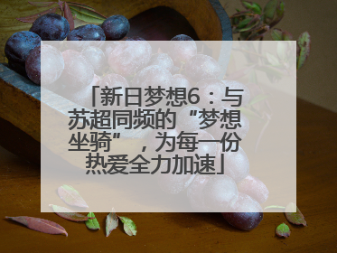 新日梦想6：与苏超同频的“梦想坐骑”，为每一份热爱全力加速