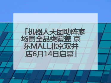 机器人天团助阵家场景全品类覆盖 京东MALL北京双井店6月14日启幕