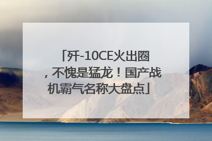 歼-10CE火出圈，不愧是猛龙！国产战机霸气名称大盘点