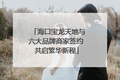 海口宝龙天地与六大品牌商家签约 共启繁华新程
