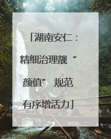 湖南安仁：精细治理靓“颜值” 规范有序增活力