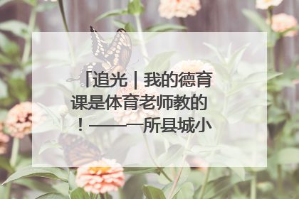 追光｜我的德育课是体育老师教的！——一所县城小学的思政课改革