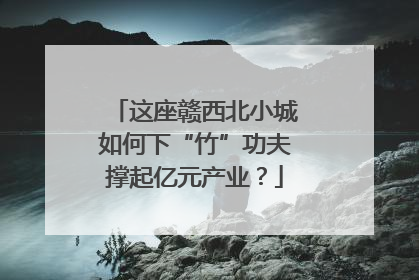 这座赣西北小城如何下“竹”功夫撑起亿元产业？