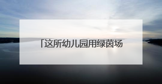这所幼儿园用绿茵场“破题”幼小衔接