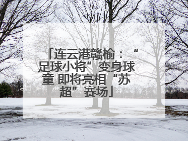 连云港赣榆：“足球小将”变身球童 即将亮相“苏超”赛场