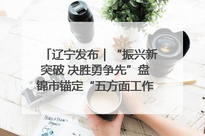 辽宁发布｜“振兴新突破 决胜勇争先”盘锦市锚定“五方面工作”力争全年地区生产总值增长5.5%左右