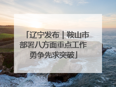 辽宁发布｜鞍山市部署八方面重点工作勇争先求突破