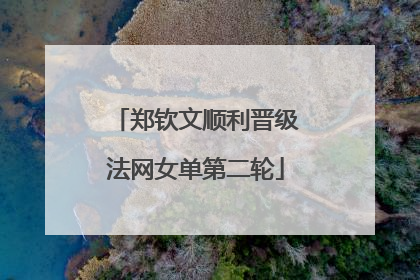郑钦文顺利晋级法网女单第二轮