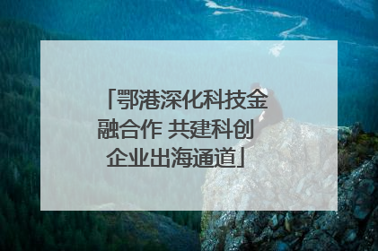 鄂港深化科技金融合作 共建科创企业出海通道