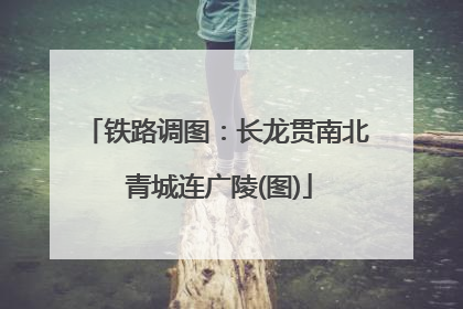 铁路调图：长龙贯南北 青城连广陵(图)