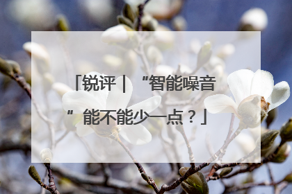 锐评｜“智能噪音”能不能少一点？