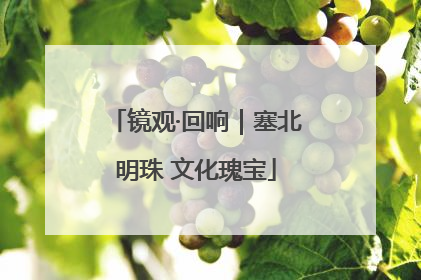 镜观·回响｜塞北明珠 文化瑰宝
