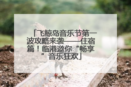 飞鲸岛音乐节第一波攻略来袭——住宿篇！临港邀你“畅享”音乐狂欢