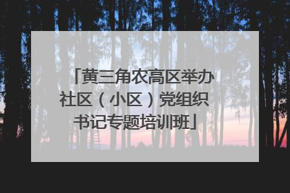 黄三角农高区举办社区（小区）党组织书记专题培训班