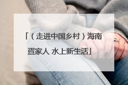 （走进中国乡村）海南疍家人 水上新生活