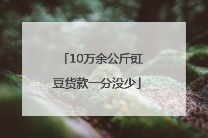 10万余公斤豇豆货款一分没少